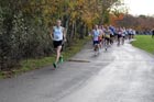 Ian Robinson (Heaton Harriers) leads the Newcastle Town Moor Marathon